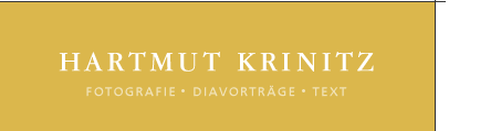 Hartmut Krinitz: Fotografie, Diavorträge, Text
